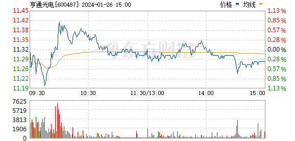 亨通光电(600487)